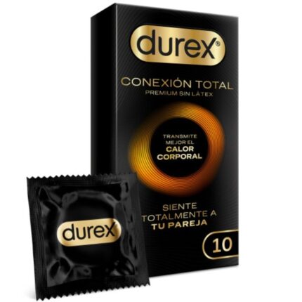 DUREX - CONEXIÓN TOTAL ULTRA FINO PLUS SIN LÁTEX 10 UNIDADES - CandyHot - Foto 1