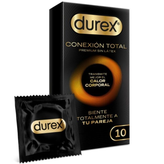 DUREX - CONEXIÓN TOTAL ULTRA FINO PLUS SIN LÁTEX 10 UNIDADES - CandyHot - Foto 1