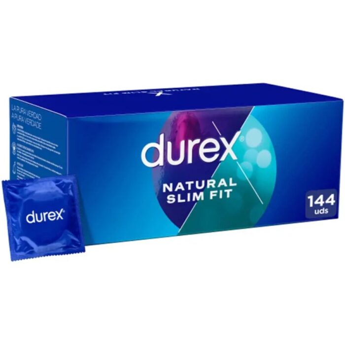 DUREX - NATURAL SLIM FIT BASIC 144 UNIDADES - CandyHot - Foto 1