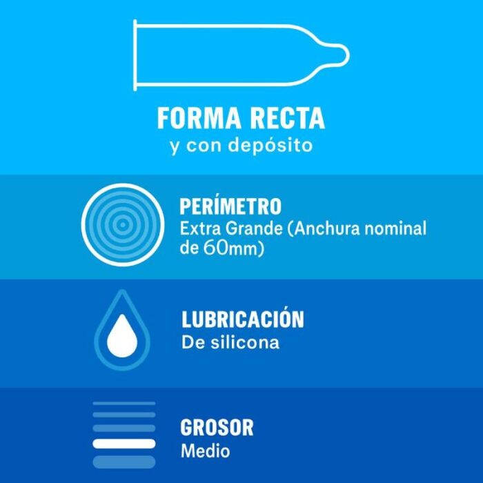 DUREX - NATURAL XL 12 UNIDADES - CandyHot - Foto 3