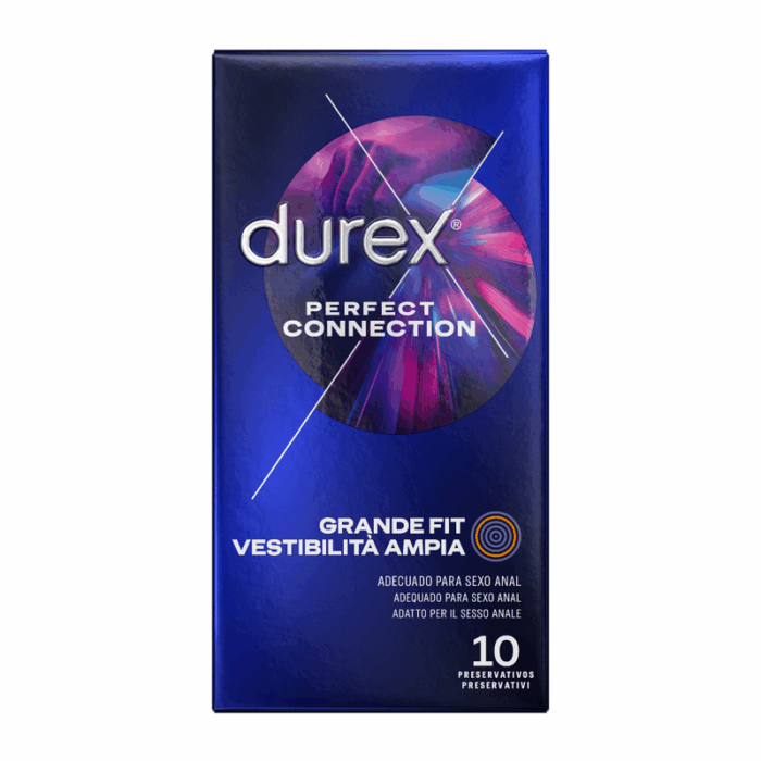 DUREX - PERFECT CONNECTION EXTRA LUBRICACION SILICONA 10 UNIDADES - CandyHot - Foto 2