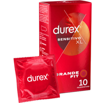 DUREX - PRESERVATIVOS SENSITIVO XL 10 UNIDADES - CandyHot - Foto 1
