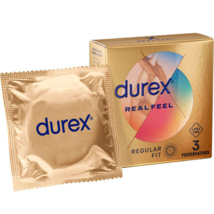 DUREX - REAL FEEL PRESERVATIVOS 3 UNIDADES - CandyHot - Foto 1