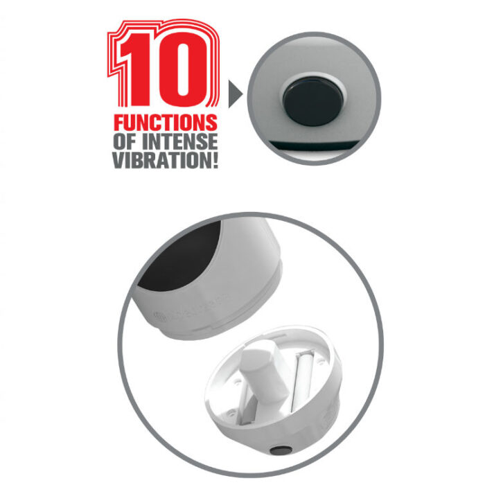 EXTREME TOYZ - PIPEDREAM MEGA GRIP VAGINA MASTURBADOR VIBRADOR - CandyHot - Foto 6