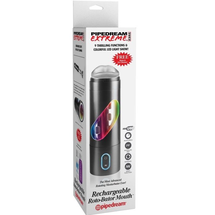 EXTREME TOYZ - ROTO BATOR USB MASTURBADOR MASCULINO BOCA - CandyHot - Foto 6