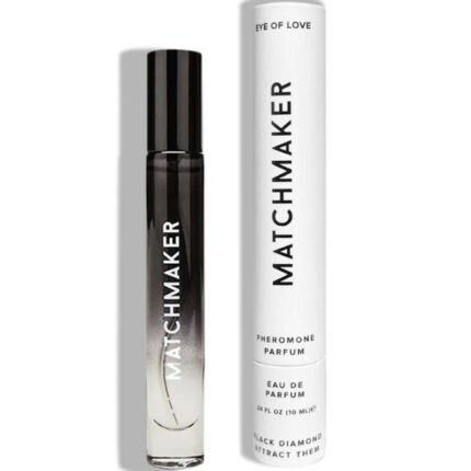 EYE OF LOVE - MATCHMAKER BLACK DIAMOND PERFUME FEROMONAS PARA ÉL Y ELLA 10 ML - CandyHot - Foto 1