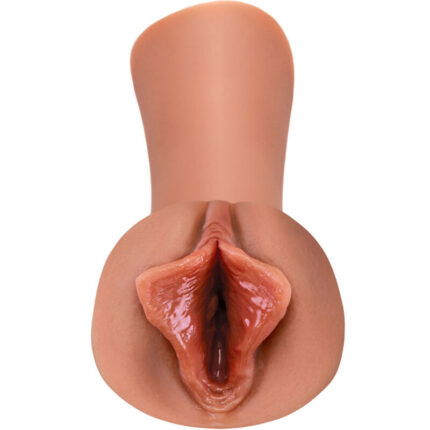 FETISH FANTASY EXTREME - MASTURBADOR MASCULINO SILICONA LUSCIOUS LIPS CARAMELO - CandyHot - Foto 2