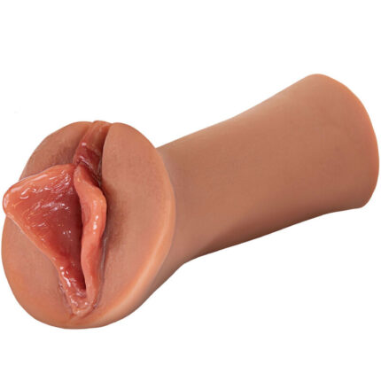 FETISH FANTASY EXTREME - MASTURBADOR MASCULINO SILICONA LUSCIOUS LIPS CARAMELO - CandyHot - Foto 1