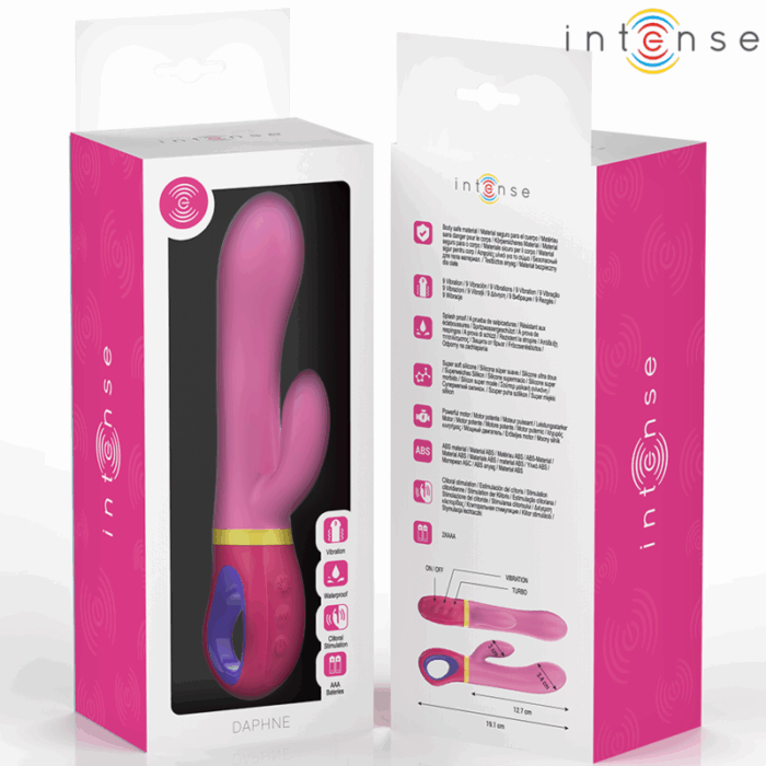 INTENSE - DAPHNE VIBRADOR RABBIT ROSA - CandyHot - Foto 6