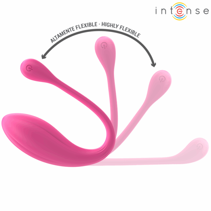 INTENSE - JANICE VIBRADOR U DOBLE ESTIMULACIÓN 10 VIBRACIONES ROSA CONTROL REMOTO - CandyHot - Foto 4
