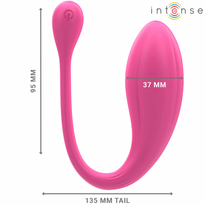 INTENSE - JANICE VIBRADOR U DOBLE ESTIMULACIÓN 10 VIBRACIONES ROSA CONTROL REMOTO - CandyHot - Foto 5
