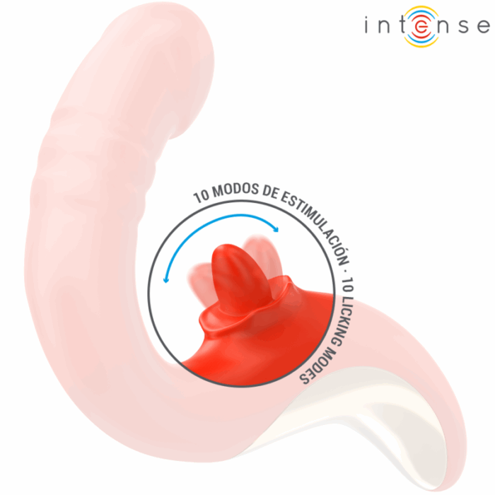 INTENSE - PAULINA VIBRADOR & ESTIMULADOR EN FORMA DE U ROJO - CandyHot - Foto 6