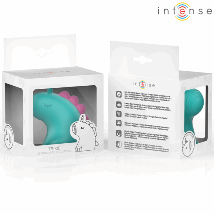 INTENSE - TRIXIE ESTIMULADOR UNICORNIO VERDE - CandyHot - Foto 6
