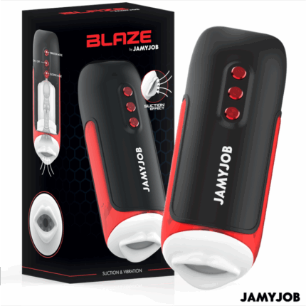 JAMYJOB - BLAZE MASTURBADOR BOCA AUTOMTICO 5 MODOS ONDAS ESTIMULADORAS Y VIBRACIÓN - CandyHot - Foto 1