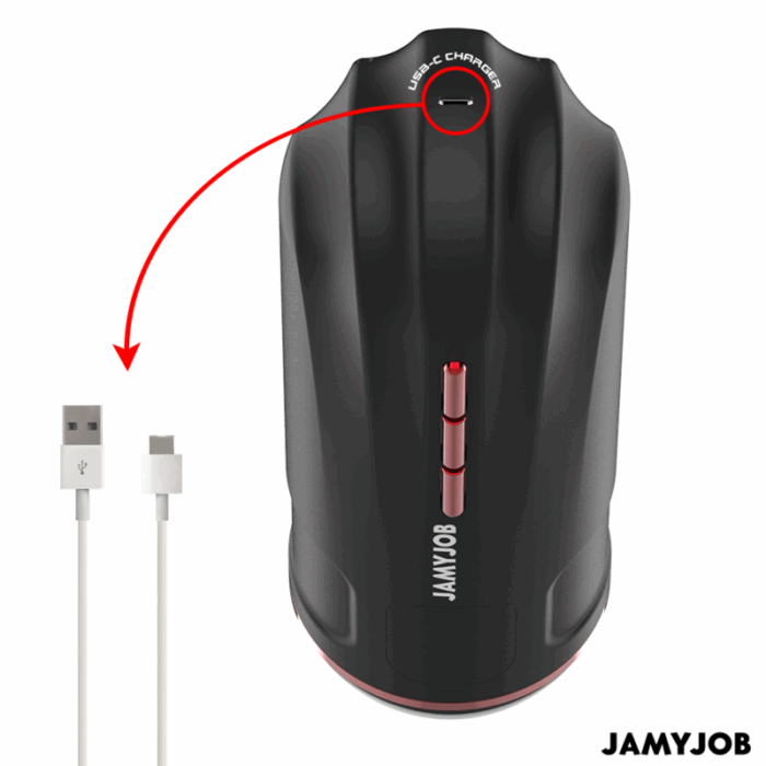 JAMYJOB - MEGABITE MASTURBADOR BOCA AUTOMTICO 5 MODOS ONDAS ESTIMULADORAS Y VIBRACIÓN - CandyHot - Foto 6