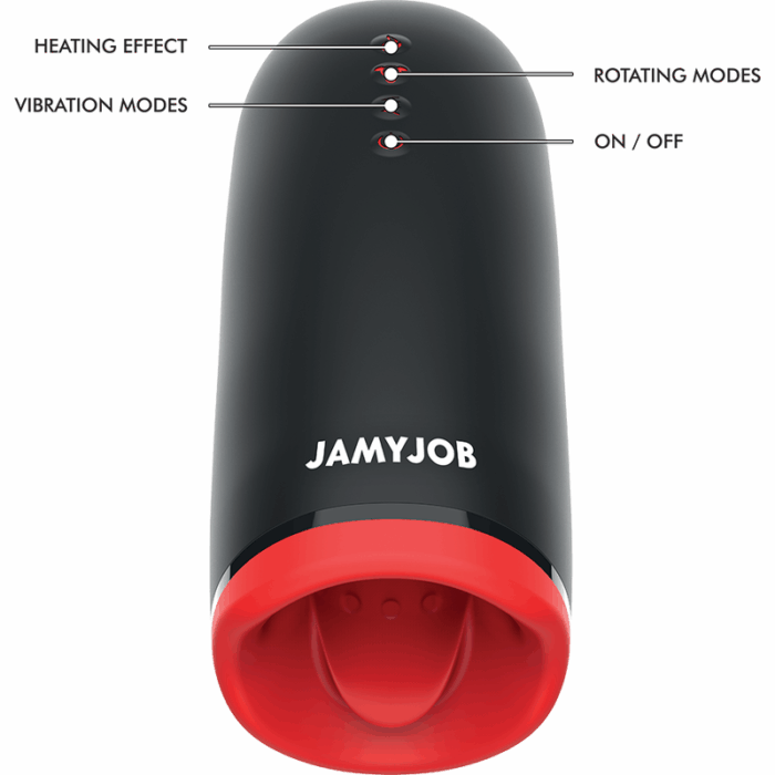 JAMYJOB - SPIN-X MASTURBADOR CON ROTACIÓN Y FUNCIÓN CALOR - CandyHot - Foto 5