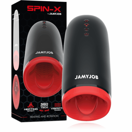 JAMYJOB - SPIN-X MASTURBADOR CON ROTACIÓN Y FUNCIÓN CALOR - CandyHot - Foto 1