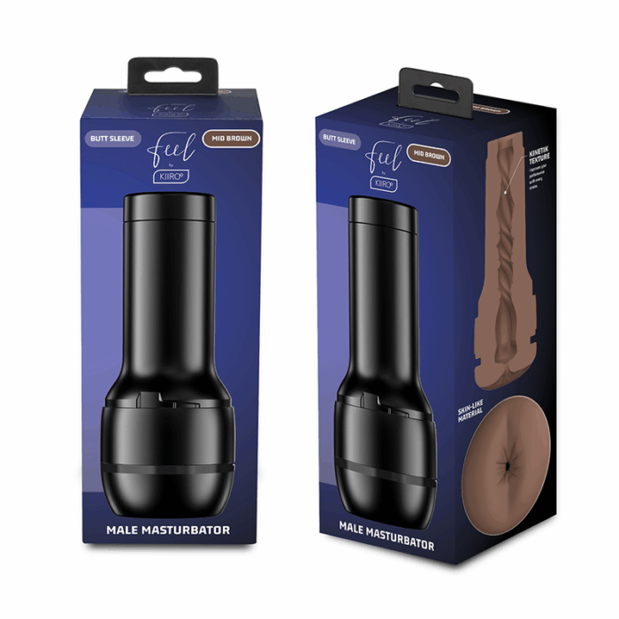 KIIROO - FEEL STROKER GENERIC BUTT MASTURBADOR - MID BROWN - CandyHot - Foto 6