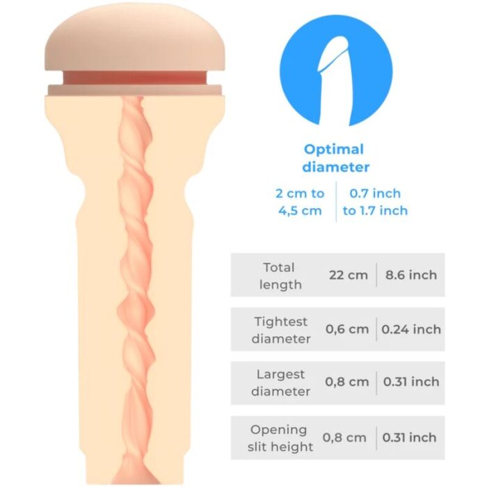 KIIROO - FEEL STROKER MASTURBADOR TRASERO EXTRA APRETADO NATURAL - CandyHot - Foto 5