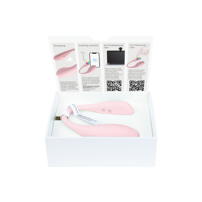 KIIROO - SPOT KISS ME VIBRADOR FORMA U ROSA - CandyHot - Foto 5