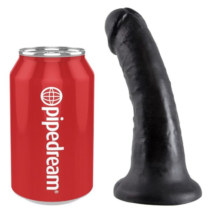 KING COCK 6" PENE NEGRO 15.2 CM - CandyHot - Foto 3