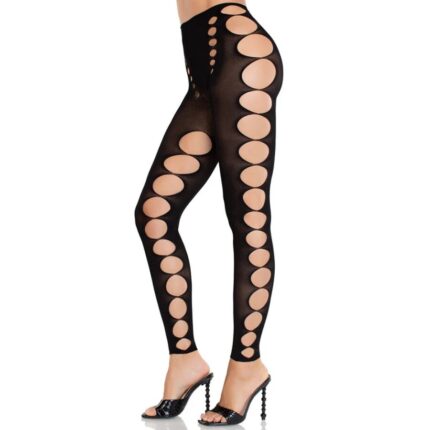 LEG AVENUE - MEDIAS OPACAS SIN TIRANTES Y COSTURAS NEGRO - CandyHot - Foto 2