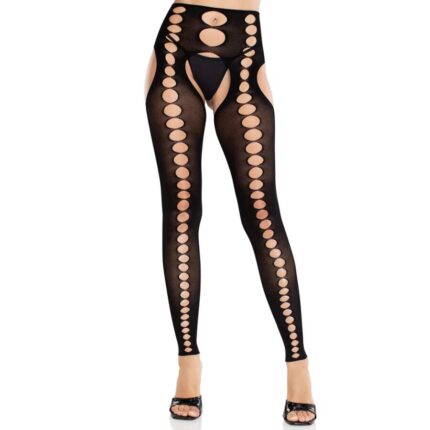 LEG AVENUE - MEDIAS OPACAS SIN TIRANTES Y COSTURAS NEGRO - CandyHot - Foto 1