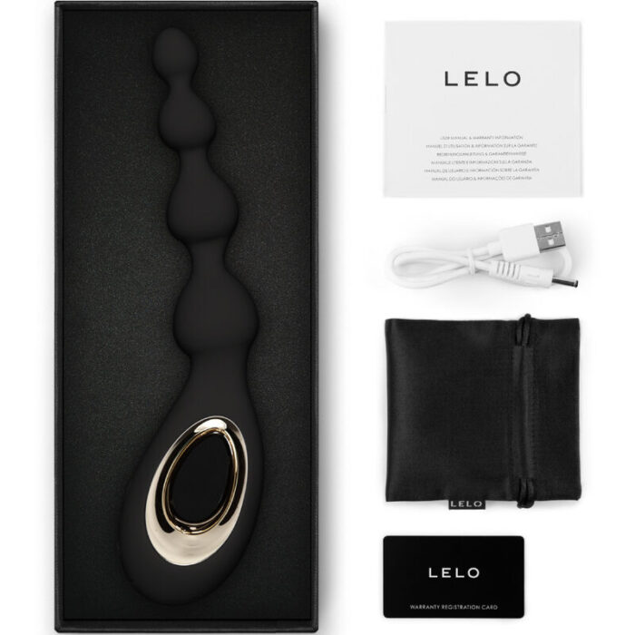 LELO - SORAYA BEADS MASAJEADOR ANAL NEGRO - CandyHot - Foto 2
