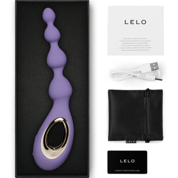 LELO - SORAYA BEADS MASAJEADOR ANAL VIOLETA - CandyHot - Foto 3