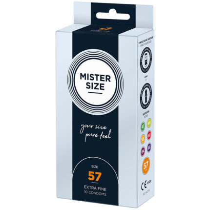 MISTER SIZE - PRESERVATIVOS TALLA L 57 MM (10 UNIDADES) - CandyHot - Foto 2