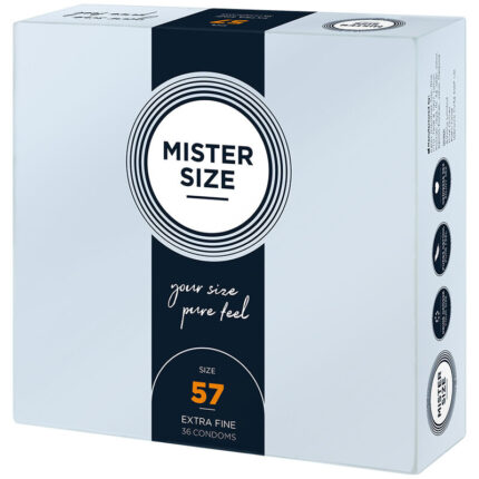 MISTER SIZE - PRESERVATIVOS TALLA L 57 MM (36 UNIDADES) - CandyHot - Foto 2