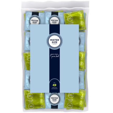 MISTER SIZE - PRESERVATIVOS TALLA S 49 MM (100 UNIDADES) - CandyHot - Foto 1