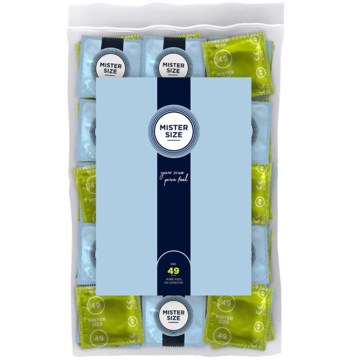 MISTER SIZE - PRESERVATIVOS TALLA S 49 MM (100 UNIDADES) - CandyHot - Foto 1