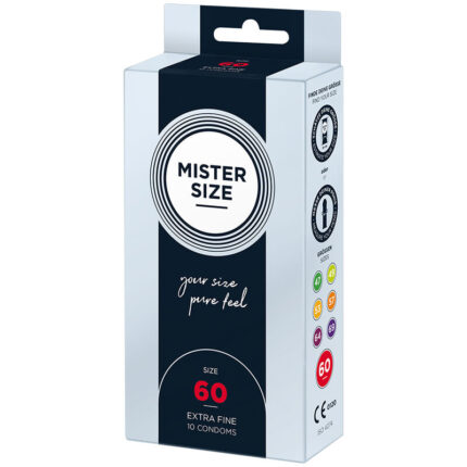 MISTER SIZE - PRESERVATIVOS TALLA XL 60 MM (10 UNIDADES) - CandyHot - Foto 2