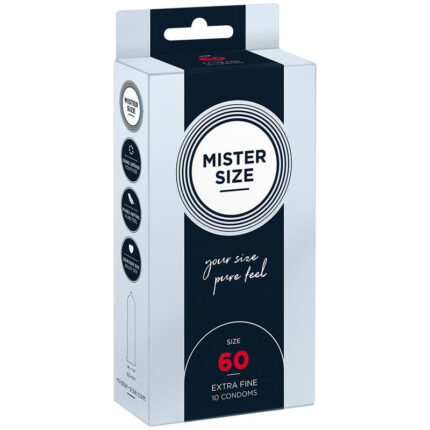 MISTER SIZE - PRESERVATIVOS TALLA XL 60 MM (10 UNIDADES) - CandyHot - Foto 1