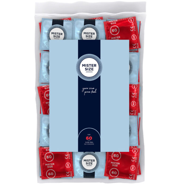 MISTER SIZE - PRESERVATIVOS TALLA XL 60 MM (100 UNIDADES) - CandyHot - Foto 1