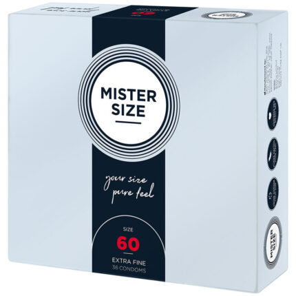 MISTER SIZE - PRESERVATIVOS TALLA XL 60 MM (36 UNIDADES) - CandyHot - Foto 2