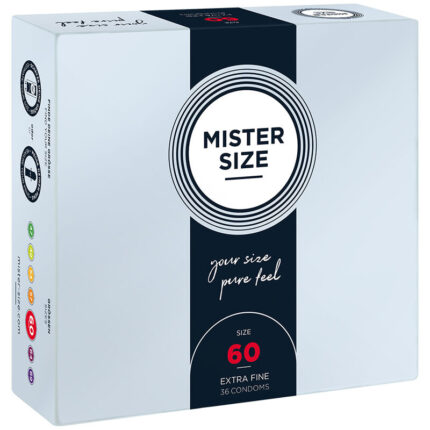 MISTER SIZE - PRESERVATIVOS TALLA XL 60 MM (36 UNIDADES) - CandyHot - Foto 1