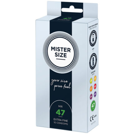 MISTER SIZE - PRESERVATIVOS TALLA XS 47 MM (10 UNIDADES) - CandyHot - Foto 2