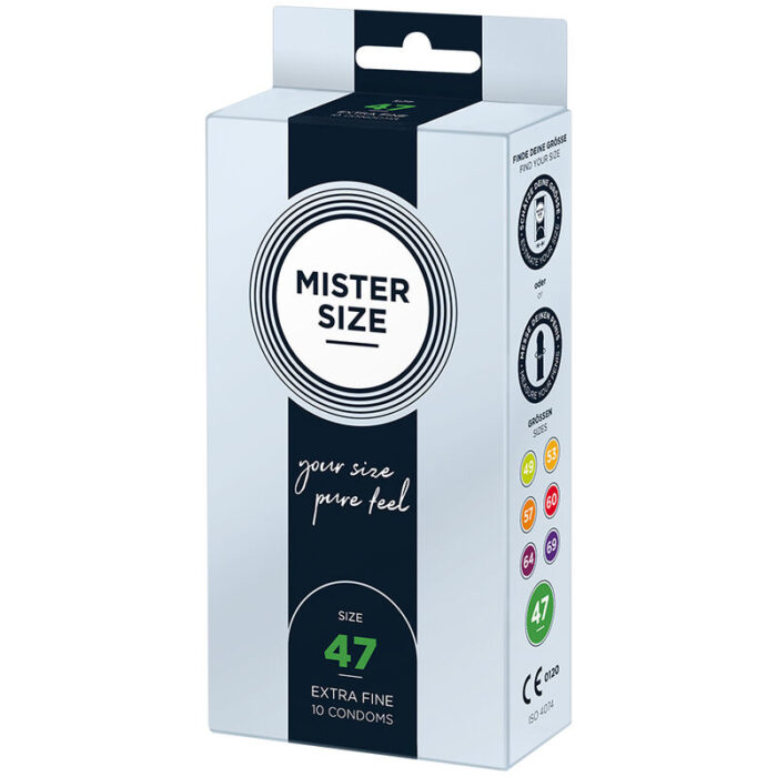 MISTER SIZE - PRESERVATIVOS TALLA XS 47 MM (10 UNIDADES) - CandyHot - Foto 2