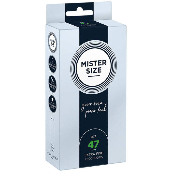 MISTER SIZE - PRESERVATIVOS TALLA XS 47 MM (10 UNIDADES) - CandyHot - Foto 1