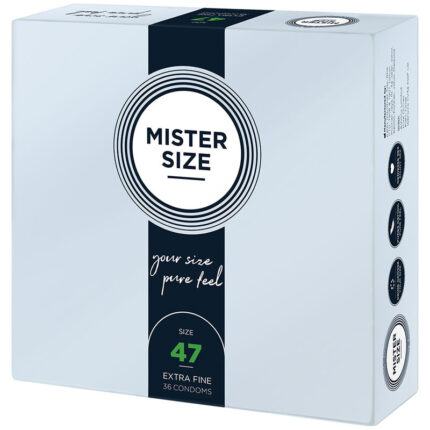 MISTER SIZE - PRESERVATIVOS TALLA XS 47 MM (36 UNIDADES) - CandyHot - Foto 2
