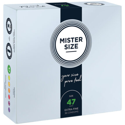MISTER SIZE - PRESERVATIVOS TALLA XS 47 MM (36 UNIDADES) - CandyHot - Foto 1