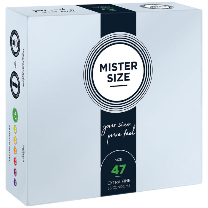 MISTER SIZE - PRESERVATIVOS TALLA XS 47 MM (36 UNIDADES) - CandyHot - Foto 1