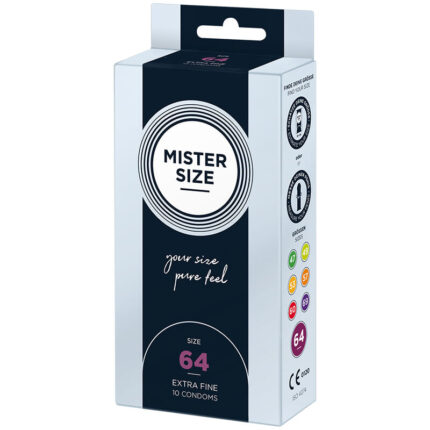 MISTER SIZE - PRESERVATIVOS TALLA XXL 64 MM (10 UNIDADES) - CandyHot - Foto 2
