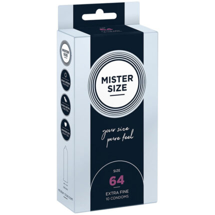 MISTER SIZE - PRESERVATIVOS TALLA XXL 64 MM (10 UNIDADES) - CandyHot - Foto 1