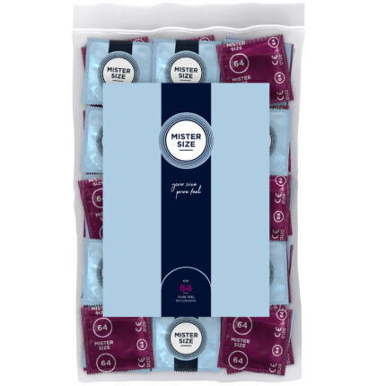 MISTER SIZE - PRESERVATIVOS TALLA XXL 64 MM (100 UNIDADES) - CandyHot - Foto 1