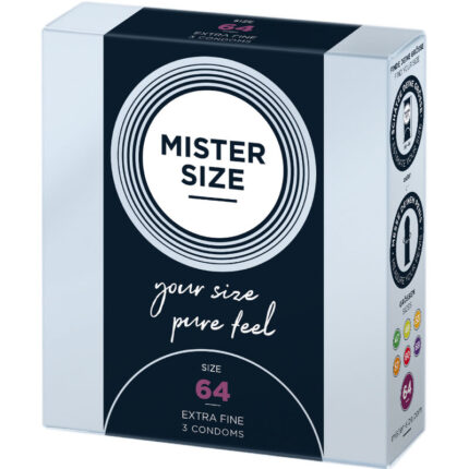 MISTER SIZE - PRESERVATIVOS TALLA XXL 64 MM (3 UNIDADES) - CandyHot - Foto 2