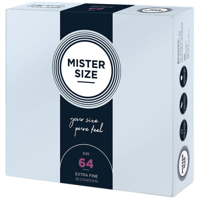 MISTER SIZE - PRESERVATIVOS TALLA XXL 64 MM (36 UNIDADES) - CandyHot - Foto 2