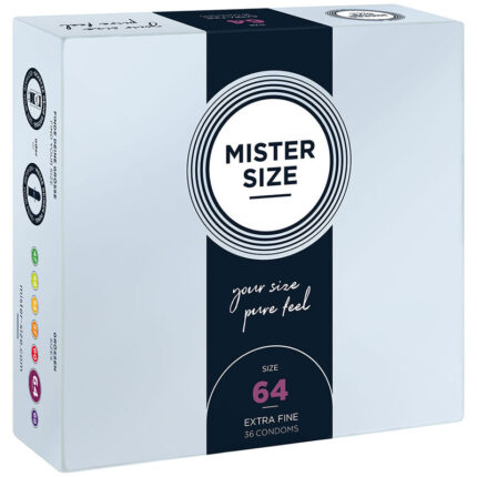 MISTER SIZE - PRESERVATIVOS TALLA XXL 64 MM (36 UNIDADES) - CandyHot - Foto 1